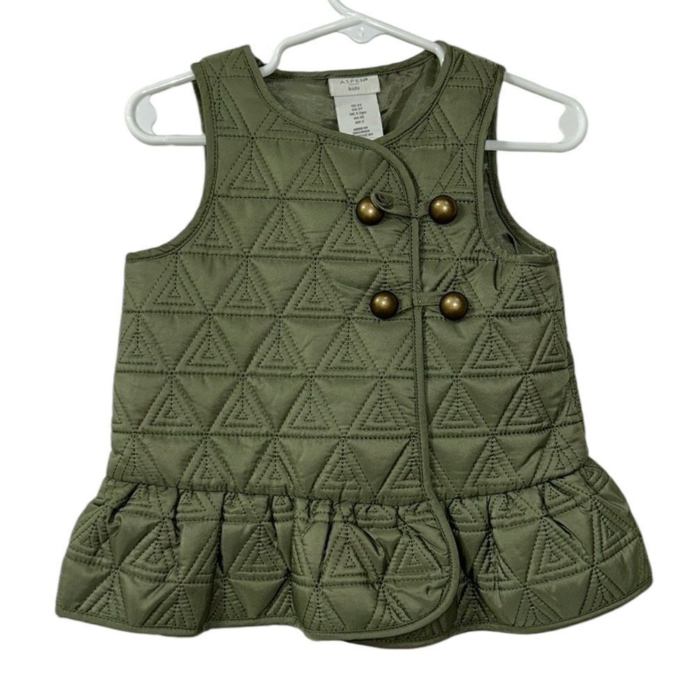 Aspen Kids Lightweight Quilted Vest(Size 2t)